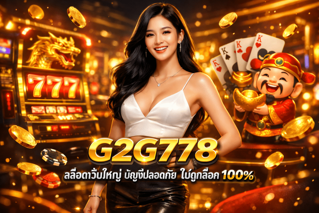 G2G778 สล็อตเว็บใหญ่ บัญชีปลอดภัย ไม่ถูกล็อค 100%