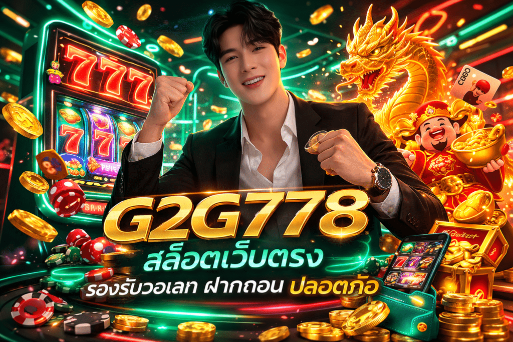 G2G778 สล็อตเว็บตรง รองรับวอเลท ฝากถอน ปลอดภัย