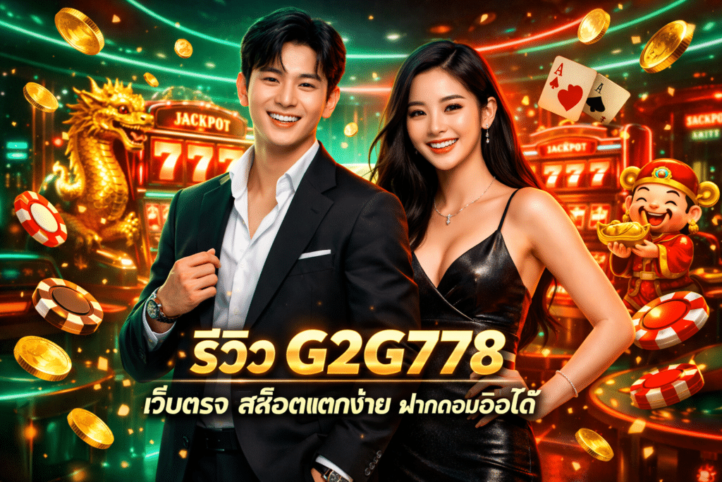 รีวิว G2G778 เว็บตรง สล็อตแตกง่าย ฝากถอนออโต้