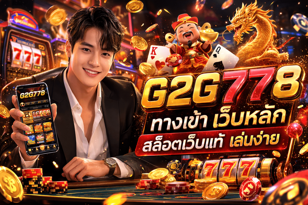 G2G778 ทางเข้า เว็บหลัก สล็อตเว็บแท้ เล่นง่าย เล่นลื่น